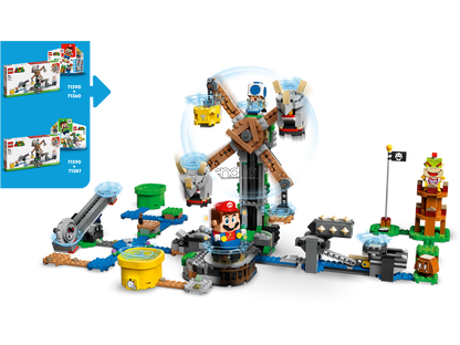LEGO SUPER MARIO 71390 - THE REZNOR TAKEDOWN EXPANSION PACK