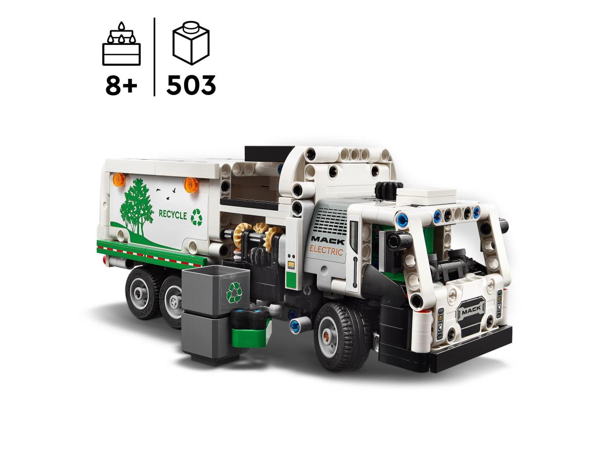LEGO TECHNIC 42167 - MACK LR ELECTRIC GARBAGE TRUCK