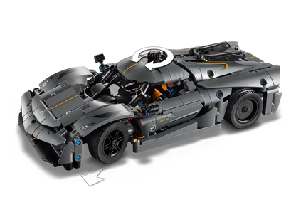 LEGO TECHNIC 42173 - Koenigsegg Jesko Absolut Hypercar Grey