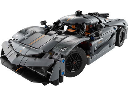 LEGO TECHNIC 42173 - Koenigsegg Jesko Absolut Hypercar Grey