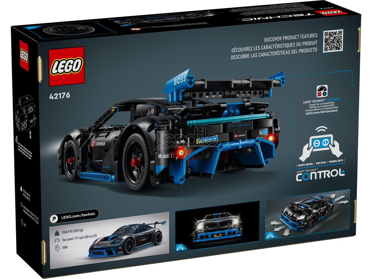 LEGO TECHNIC 42176 - Porsche GT4 e-Performance Race Car