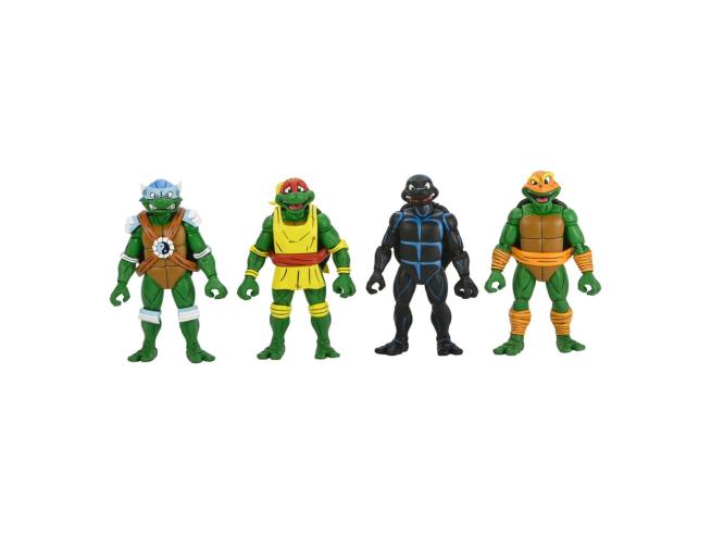 Ninja Turtles Teenage Mutant Stump Wrestling pack 4 figures 18cm