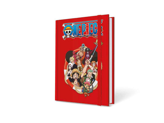 One Piece Cappello Di Paglia Crew Red A5 Agenda Taccuino Marpimar