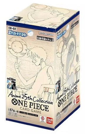 One Piece Card Game Anime 25th Collection EB02 Booster Box 24 Packs (JAP) Bandai