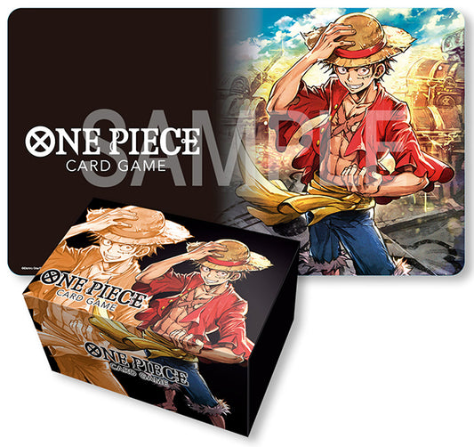 ONE PIECE CARD CARD HOLDER & GAME MAT MONKEY D.LUFFY COLLECTIBLE CARDS