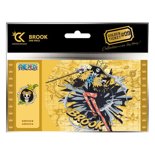 One Piece Golden Ticket -09 Brook Case Cartoon Kingdom