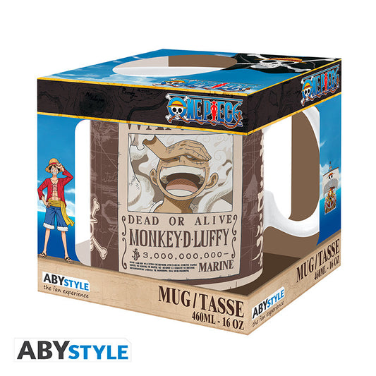 ONE PIECE Mug Big Size Luffy Wanted