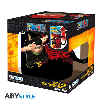 One Piece - Mug Heat Change - 460ml - Zoro & Sanji