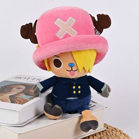One Piece Peluche Figura Chopper X Sanji 20 Cm Sakami Merchandise