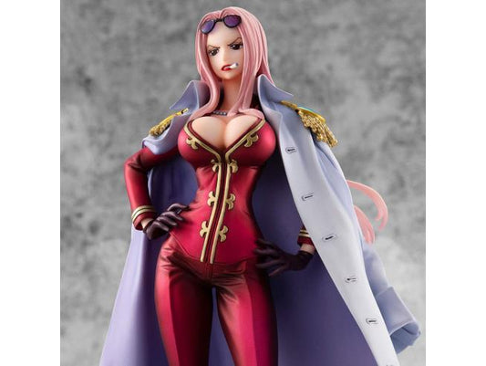 One Piece P.O.P. "Limited Edition" Pvc Black Cage Hina Statue 23 Cm