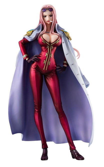 One Piece P.O.P. "Limited Edition" Pvc Black Cage Hina Statue 23 Cm