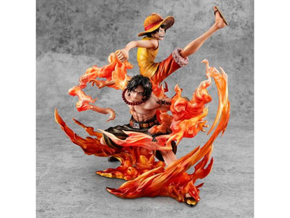 One Piece P.O.P "Maximum" PVC Statue Luffy & Ace Brother's Bond 25 Cm