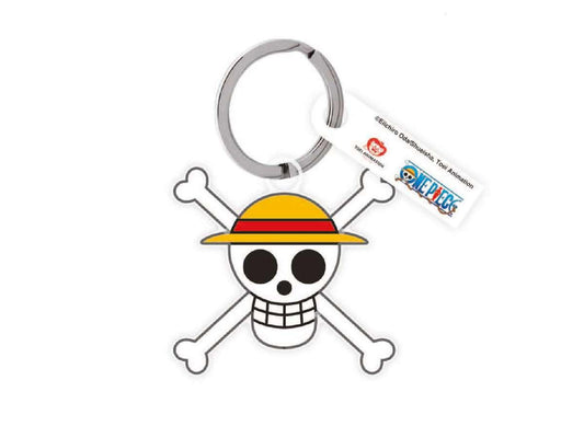 One Piece Key Ring Jolly Roger Luffy