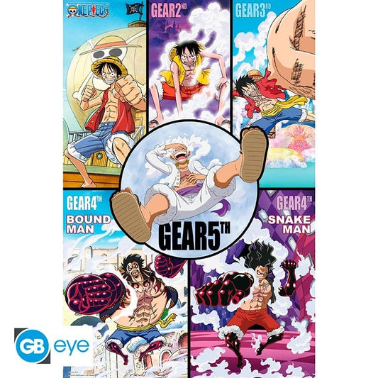 ONE PIECE - Poster Maxi 91.5x61 - Gears history
