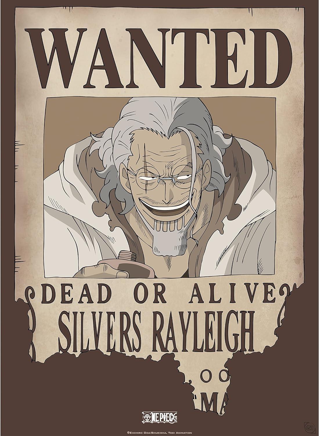 One Piece - Poster Ricercato "Wanted Rayleigh" 52 x 38 cm AbyStyle