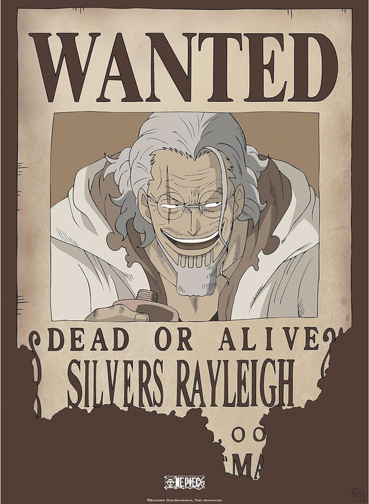 One Piece - Poster Ricercato "Wanted Rayleigh" 52 x 38 cm AbyStyle