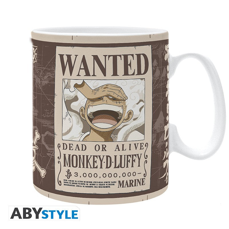 ONE PIECE Mug Big Size Luffy Wanted