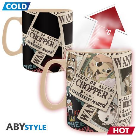 One Piece - Mug Heat Change - 460 ml - Wanted