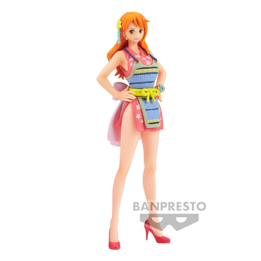 Nami Figure One Piece DXF The Grandline Lady Wanokuni Vol 8