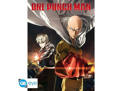 ONE PUNCH MAN - Set 2 Posters Chibi 52x38 - Saitama & Genos