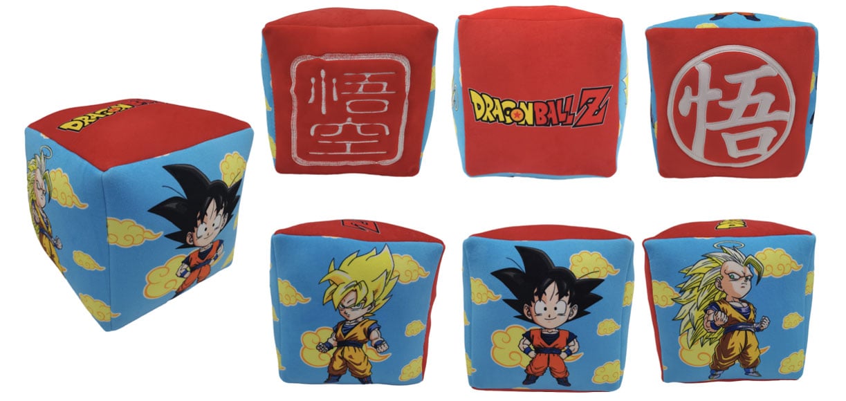 PELUCHE CUBO DRAGON BALL Z GOKU 25X25CM ANIME DRAGON BALL - PELUCHE