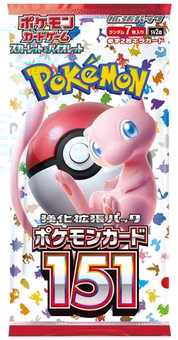 POKEMON SCARLET AND VIOLET 151 BOOSTER 1 PACK - (JPN) JAPANESE