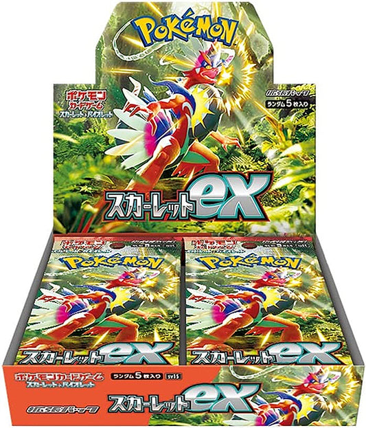 Pokémon TCG Scarlet Ex Booster Box of 30 Booster Packs (JAP) - Japanese