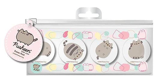 PUSHEEN BOTANICAL CARTOON ERASERS - STATIONERY/SCHOOL