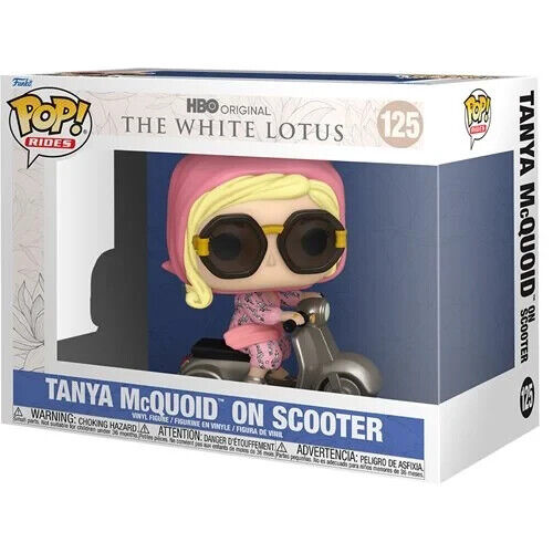 The White Lotus Pop! Rides Vinile Figura Tanya On Scooter 15 Cm 125