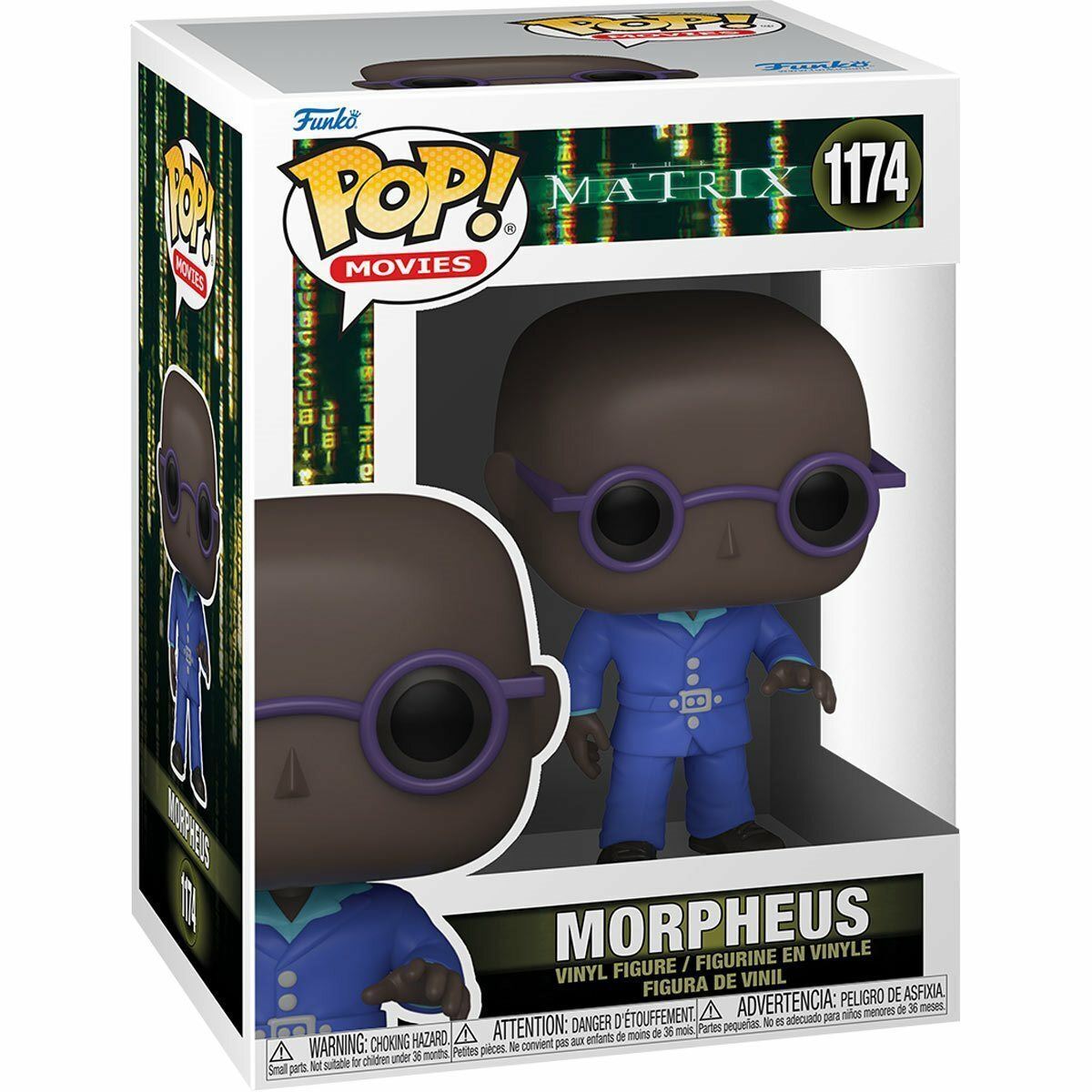 The Matrix 4 Pop! Movies Vinile Figura Morpheus 9 Cm 1174