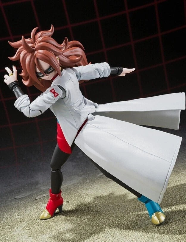 S.H. Figuarts Dragon Ball FighterZ Android 21 White Coat 14 cm