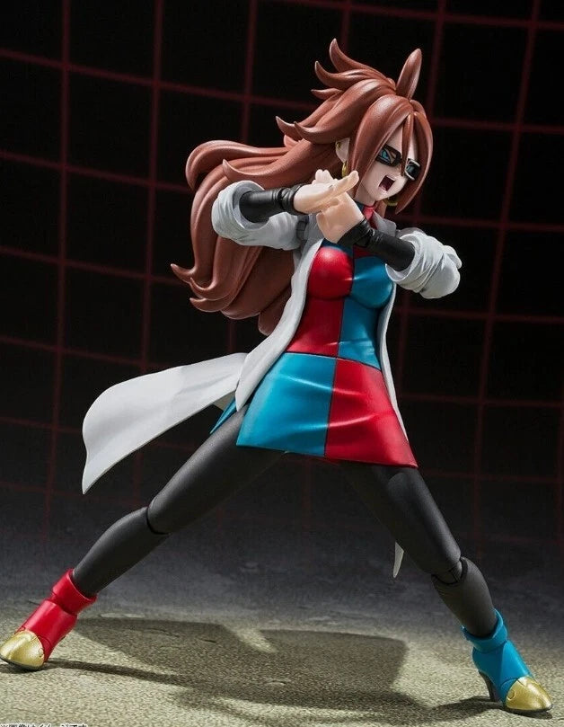 S.H. Figuarts Dragon Ball FighterZ Android 21 White Coat 14 cm