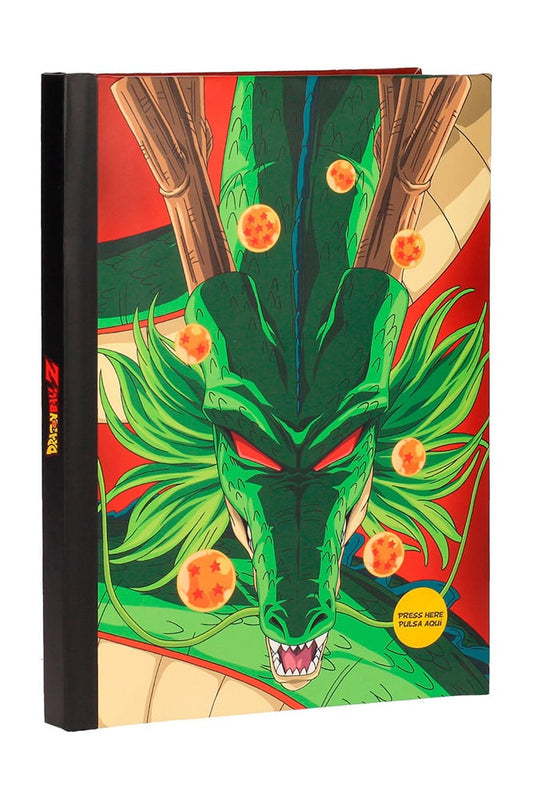 Shenron Notebook with Light Dragon Ball Z