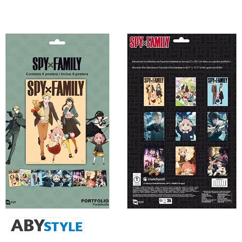 SPY X FAMILY - Portfolio 9 posters Characters S4 (21x29,7)