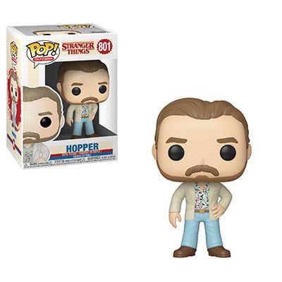 Stranger Things Pop! Tv Vinile Figura Hopper (date Night) 9 Cm 801