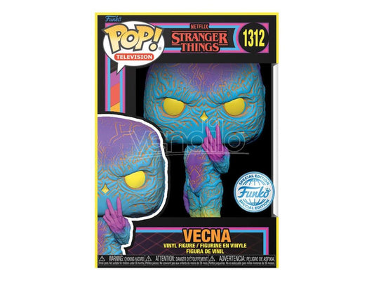 Stranger Things Pop! Tv Vinile Figures Vecna(blklt) 9 Cm 1312