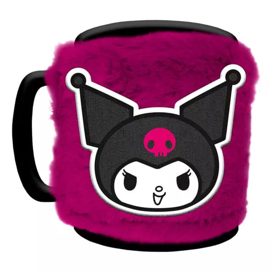Kuromi Fuzzy Mug Sanrio 440 ml