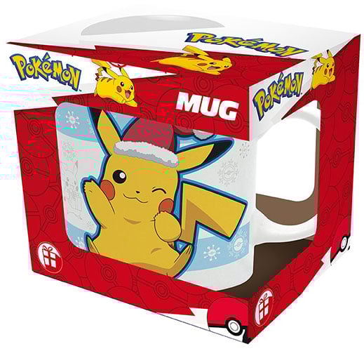 TAZZA POKEMON PIKACHU CAPPELLO NATALE POKEMON - GADGET
