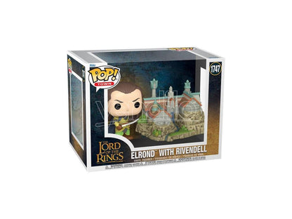 POP figure Town The Lord of the Rings Lord Elrond with Rivendell