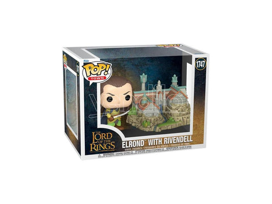 POP figure Town The Lord of the Rings Lord Elrond with Rivendell