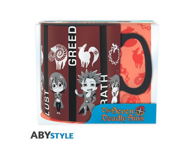 The Seven Deadly Sins - Mug - 460 Ml - Chibi Sins - Box