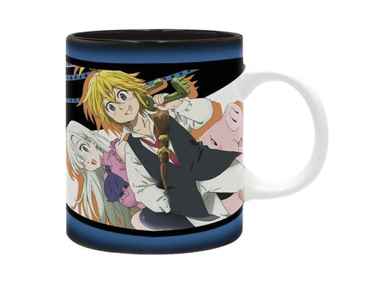 The Seven Deadly Sins Mug Meliodas, Elizabeth, Hawk da 320 ml