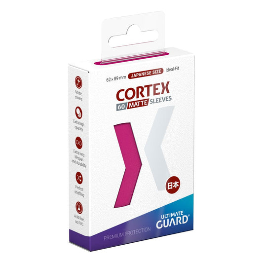 Ultimate Guard Cortex Sleeves Japanese Size Matte Pink (60) Ultimate Guard