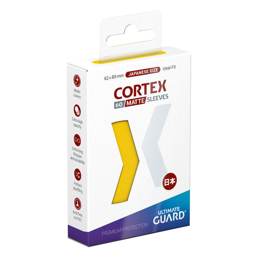 Ultimate Guard Cortex Sleeves Japanese Size Matte Yellow (60) Ultimate Guard