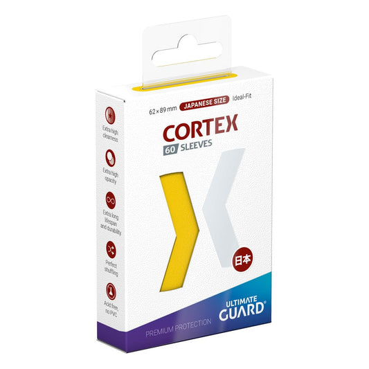 Ultimate Guard Cortex Sleeves Japanese Size Yellow (60) Ultimate Guard