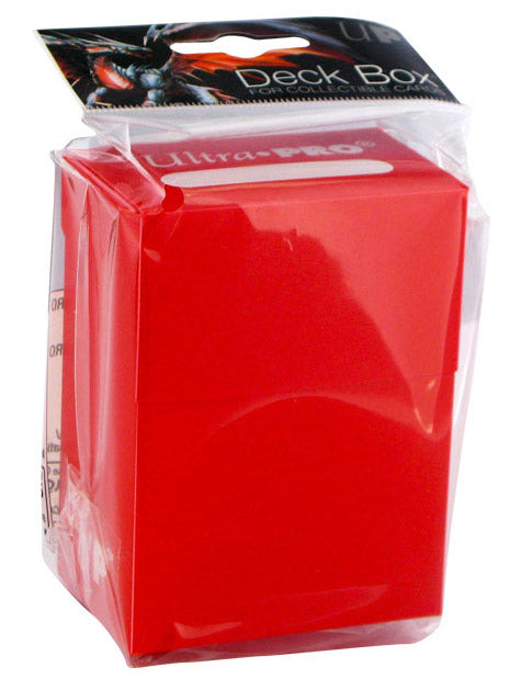 ULTRA PRO RED DECK HOLDER CARD COLLECTION BOX - PLAYING CARDS/COLLECTION