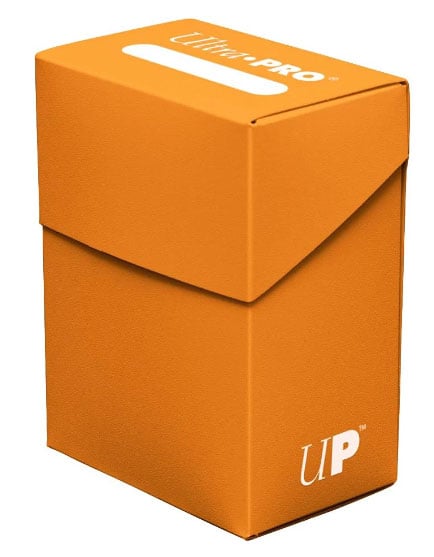 ULTRA PRO SOLID ORANGE CARD PROTECTOR DECK HOLDER - PLAYING CARDS/COLLECTION