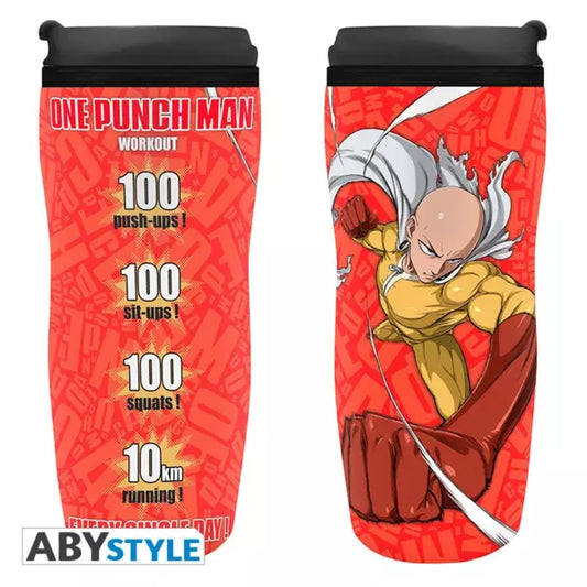 Saitama One Punch Man Travel Mug