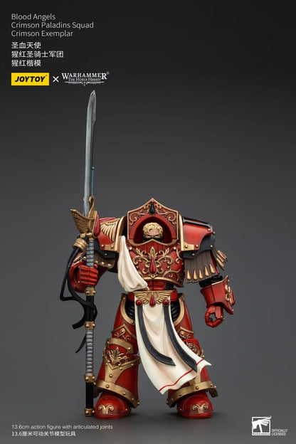Warhammer The Horus Heresy Action Figure 1/18 Blood Angels Crimson Paladins Squad Crimson Exemplar 14 Cm Joy Toy (cn)