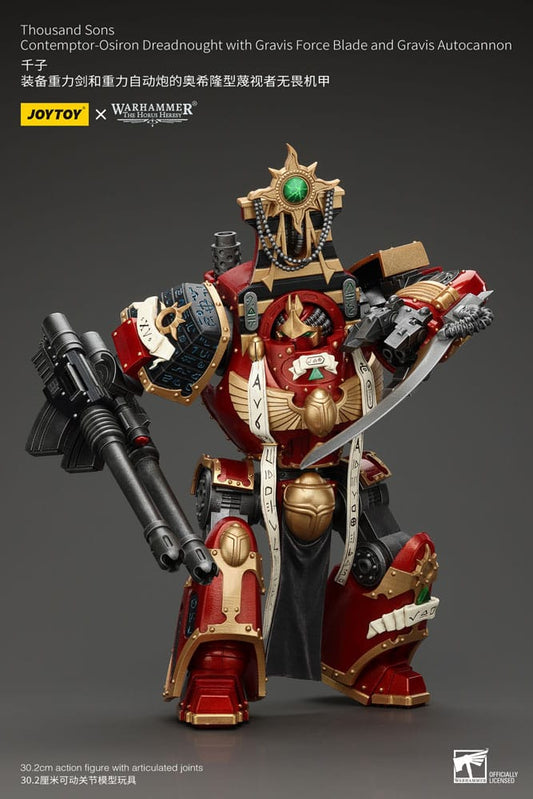 Warhammer The Horus Heresy Action Figure 1/18 Thousand Sons Contemptor-osiron Dreadnought with Gravis Force Blade and Gravis